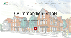 Desktop Screenshot of cp-immobilien.com